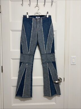 Union Jack Bootcut Jeans